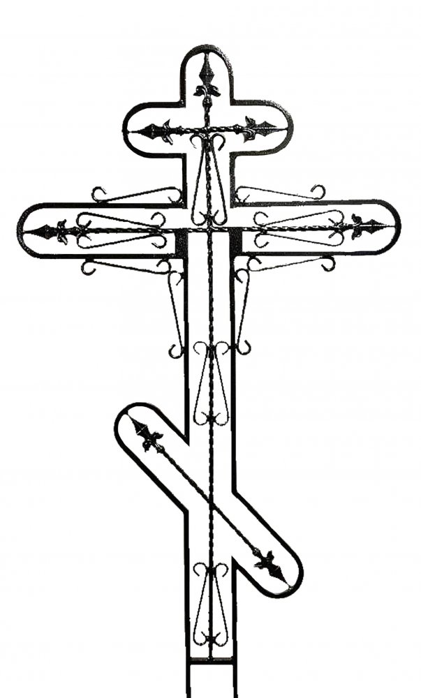Крест металлический Кованый в #REGION_NAME_DECLINE_PP#